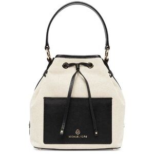 Michael Kors Black and Cream Shoulder Bag